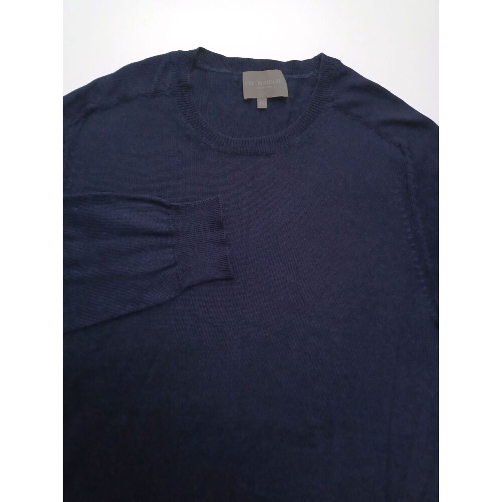 Eric Bompard XL Silk Sweater Crew Neck Preppy Classic Heritage French Old Money‎